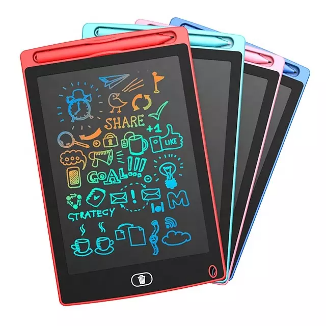 Buy LCD Writing Tablet 10 and 12 Inches (Multicolor) Online - Educational  Toys Pakistan