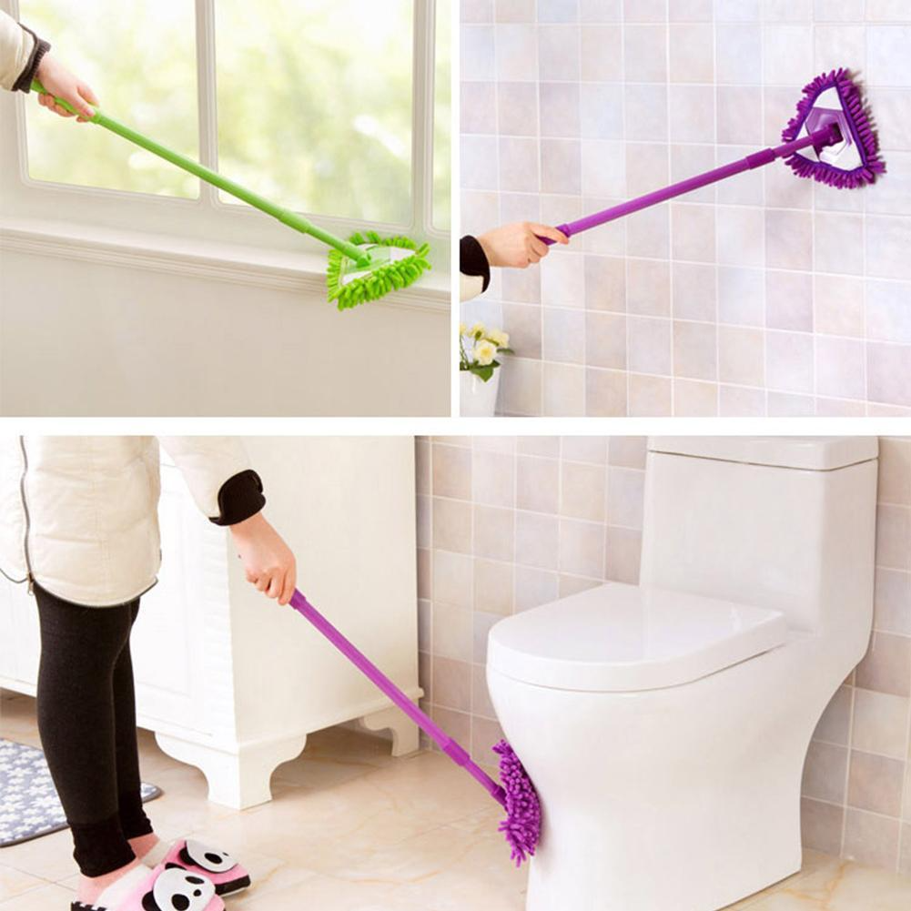 180 Degree Rotatable Adjustable Triangle Cleaning Mop | Shopee Singapore