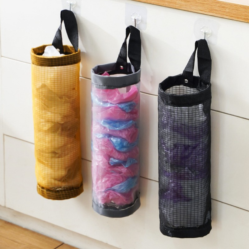 Wall Mount Grocery Bag Holder-Garbage Bag Trash Bag Holder- NY Store