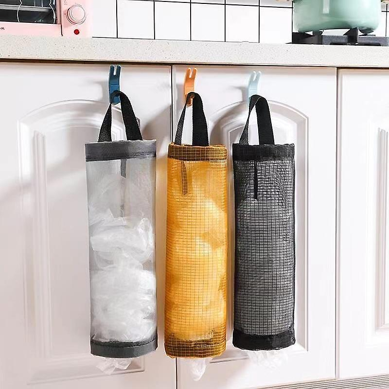 Creative Storage Bag Holder Bag Holder For Plastic Bags Folding Hanging  Storage Bag Trash Bags Mesh Garbage Bag (d-f-4) | Fruugo ZA